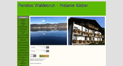 Desktop Screenshot of pension-waldesruh.at